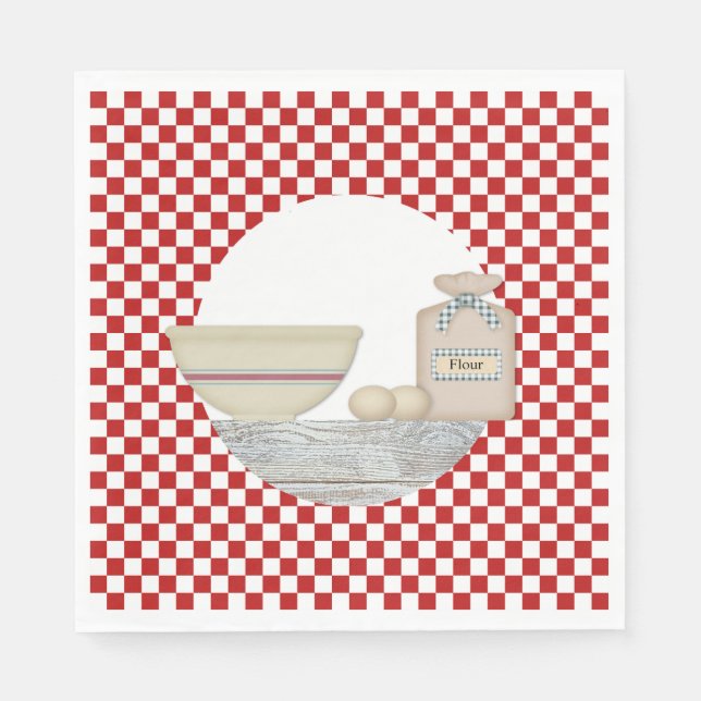 Servilleta De Papel Toallas de papel de cocina de época (Anverso)