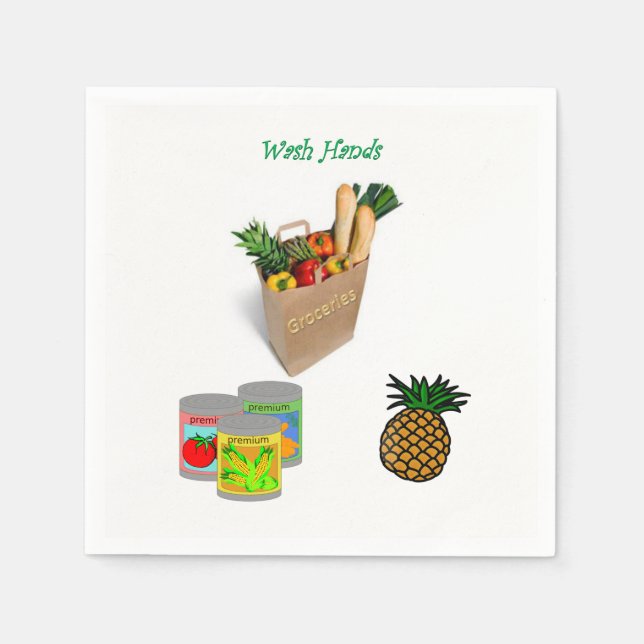 Servilleta De Papel Toallas de papel de compras (Anverso)