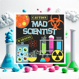 Servilleta De Papel Toallas de papel de cumpleaños de un científico lo