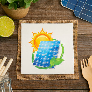 Servilleta De Papel Toallas de papel de energía solar