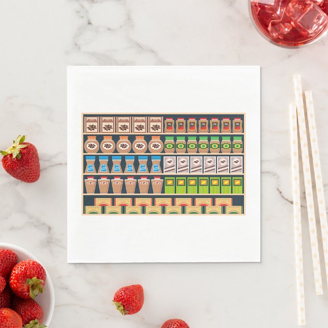 Servilleta De Papel Toallas de papel de estantería para supermercados (Subido por el creador)