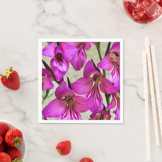 Servilleta De Papel Toallas de papel de Gladiolus bizantino (In situ)