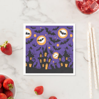 Servilleta De Papel Toallas de papel de Halloween