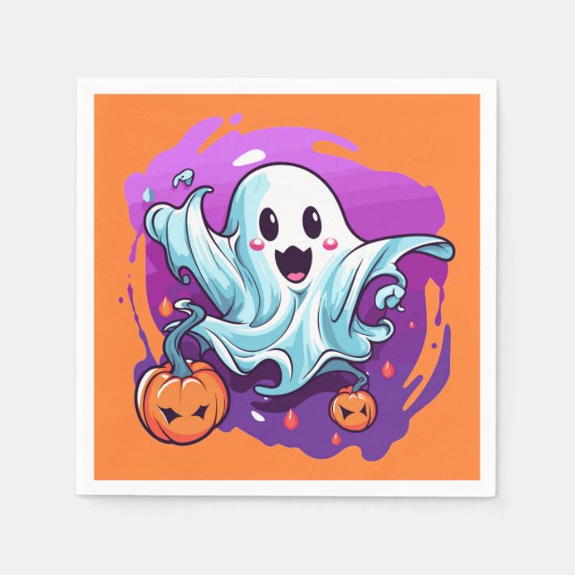 Servilleta De Papel Toallas de papel de Halloween (Anverso)