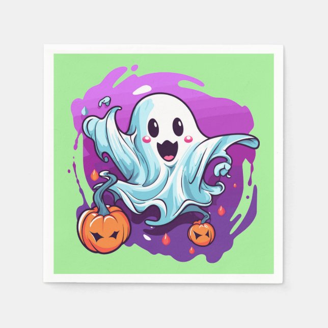 Servilleta De Papel Toallas de papel de Halloween (Anverso)