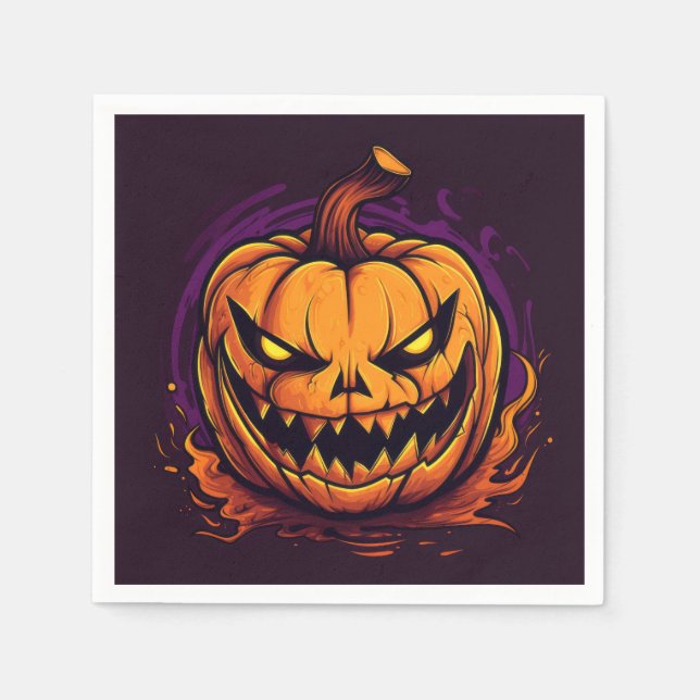 Servilleta De Papel Toallas de papel de Halloween (Anverso)