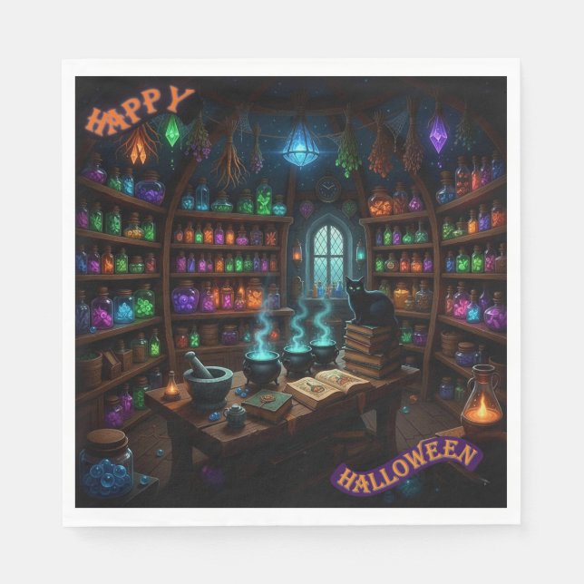 Servilleta De Papel Toallas de papel de Halloween (Anverso)