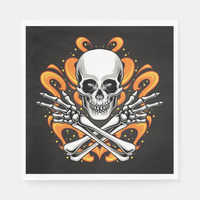 Servilleta De Papel Toallas de papel de Halloween (Anverso)