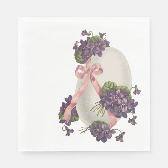 Servilleta De Papel Toallas de papel de huevo de Pascua victoriana de  (Anverso)