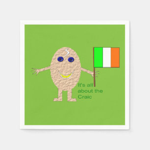Servilleta De Papel Toallas de papel de huevo irlandés patriótico