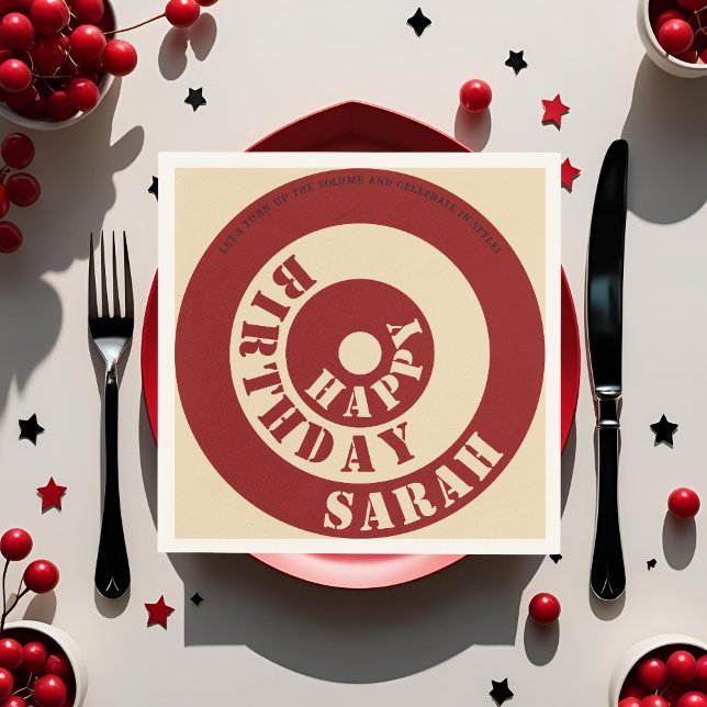 Servilleta De Papel Toallas de papel de inmersión de vinilo retro de p (Subido por el creador)