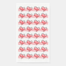 Toallas de papel de invitado