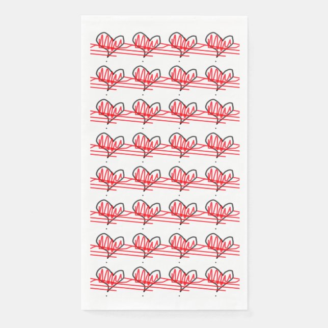 Servilleta De Papel Toallas de papel de invitado (Anverso)