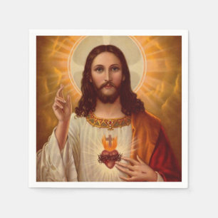 Servilleta De Papel Toallas de papel de Jesucristo