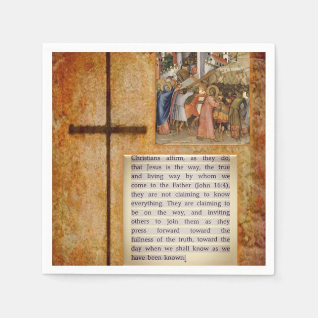 Servilleta De Papel Toallas de papel de Jesucristo (Anverso)