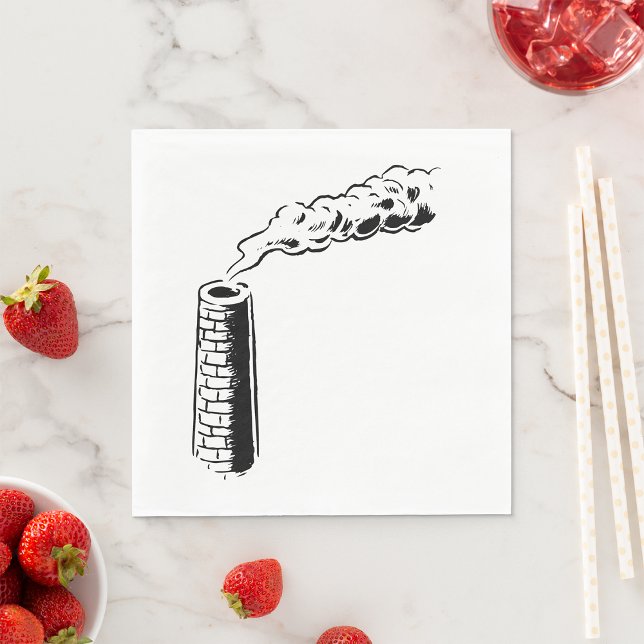 Servilleta De Papel Toallas de papel de la pila de humo (Subido por el creador)