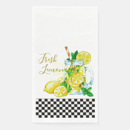 Servilleta De Papel Toallas de papel de limonada para invitados