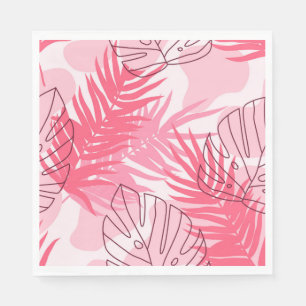 Servilleta De Papel Toallas de papel de palmas tropicales