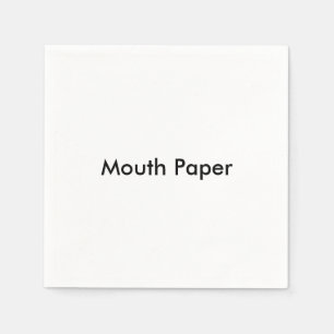Servilleta De Papel Toallas de papel de "Papel de la boca"