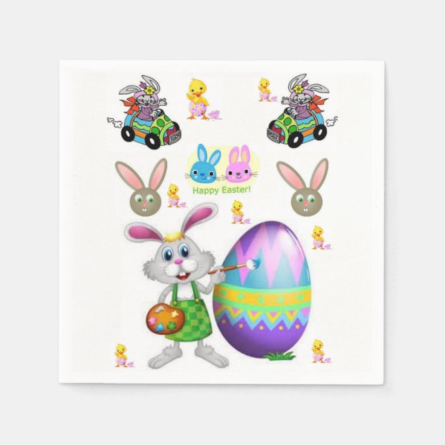 Servilleta De Papel Toallas de papel de Pascua (Anverso)