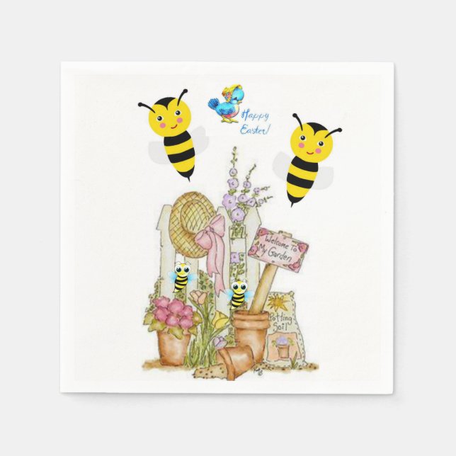 Servilleta De Papel Toallas de papel de Pascua (Anverso)