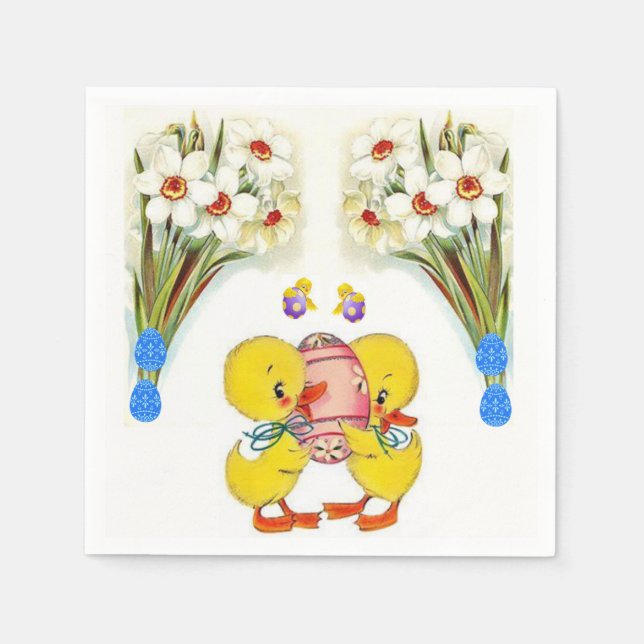 Servilleta De Papel Toallas de papel de Pascua (Anverso)