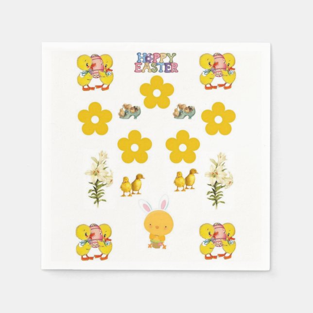 Servilleta De Papel Toallas de papel de Pascua (Anverso)