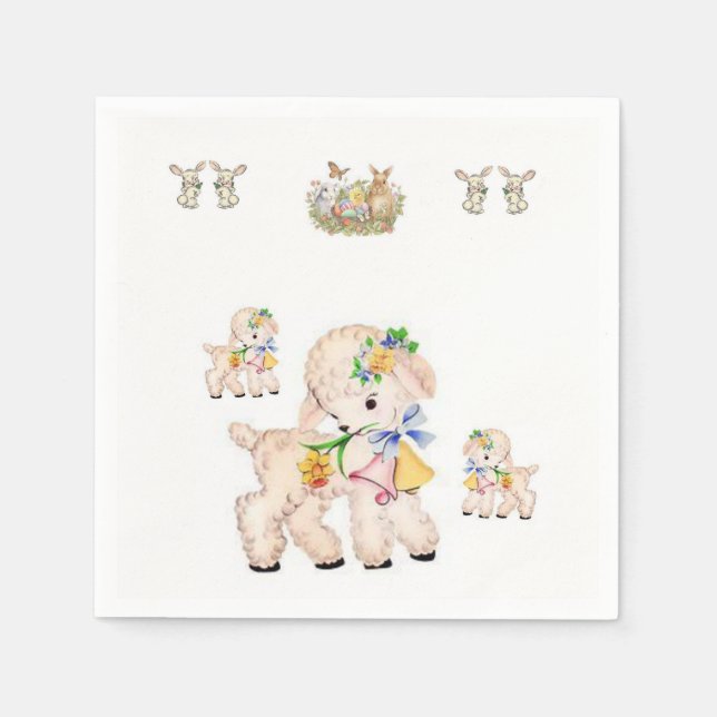 Servilleta De Papel Toallas de papel de Pascua (Anverso)