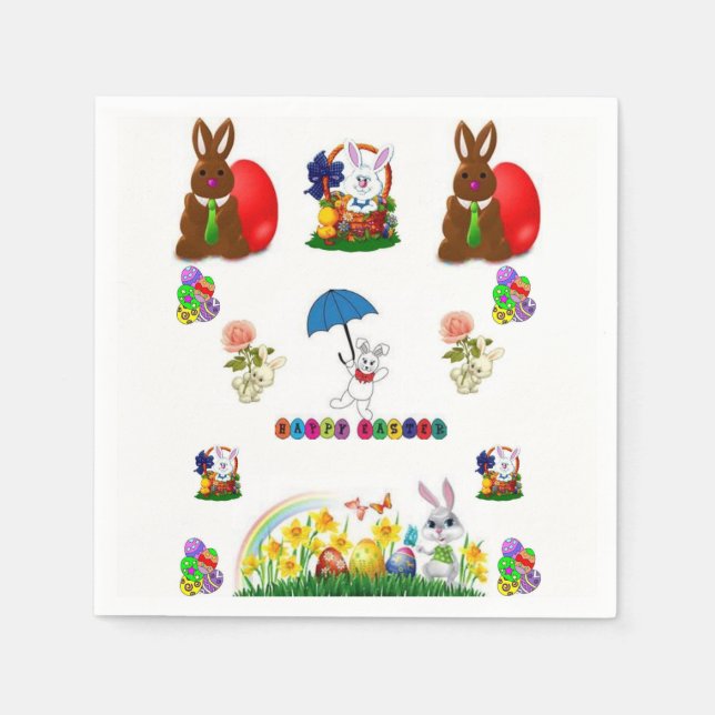 Servilleta De Papel Toallas de papel de Pascua (Anverso)