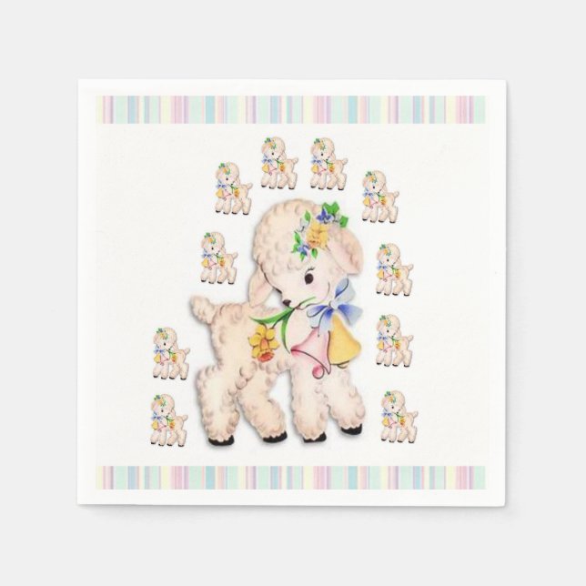 Servilleta De Papel Toallas de papel de Pascua (Anverso)