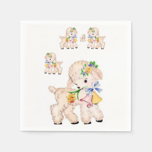 Servilleta De Papel Toallas de papel de Pascua (Anverso)