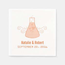 Servilleta De Papel Toallas de papel de química dulce naranja