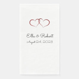 Servilleta De Papel Toallas de papel de recepción de bodas