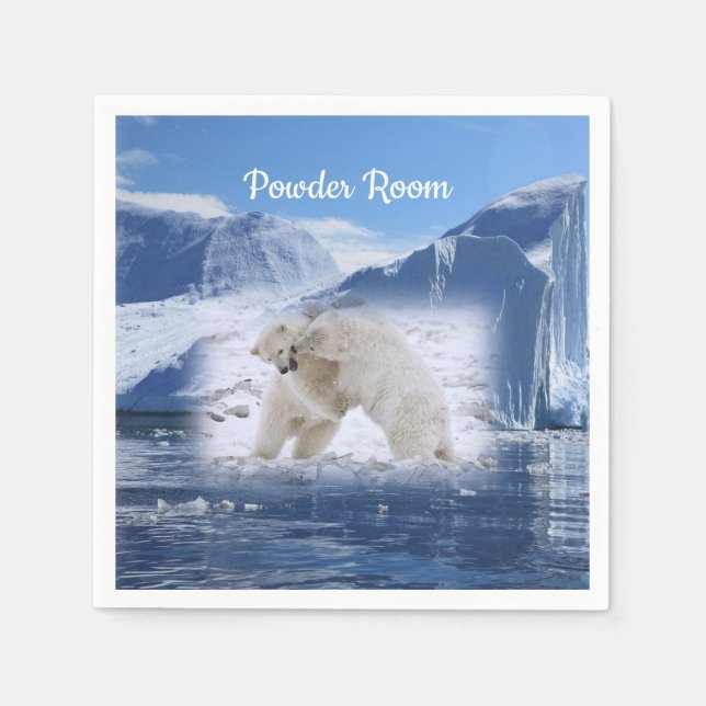 Servilleta De Papel Toallas de papel de sala en polvo (Anverso)