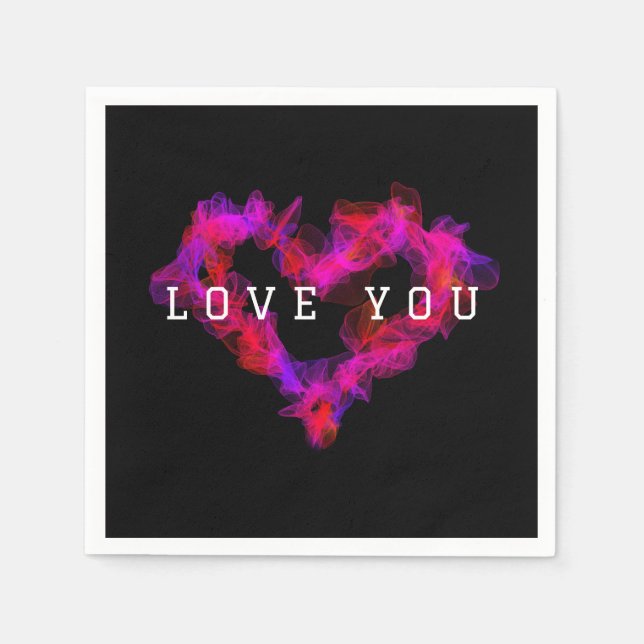 Servilleta De Papel Toallas de papel de San Valentín (Anverso)