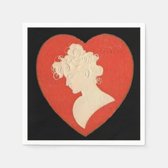 Servilleta De Papel Toallas de papel de San Valentín (Anverso)