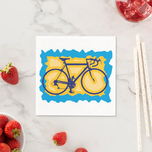 Servilleta De Papel Toallas de papel de símbolo de bicicleta