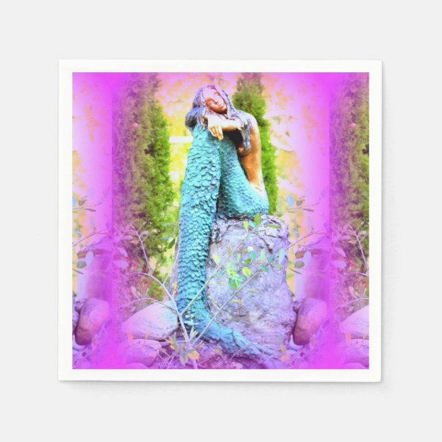 Servilleta De Papel toallas de papel de sirena de ensueño (Anverso)