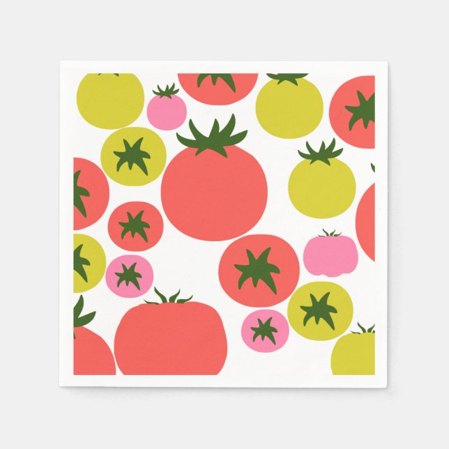 Servilleta De Papel Toallas de papel de tomate (Anverso)