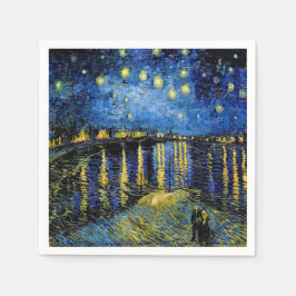 Servilleta De Papel Toallas de papel de Vincent Van Gogh Starry Night