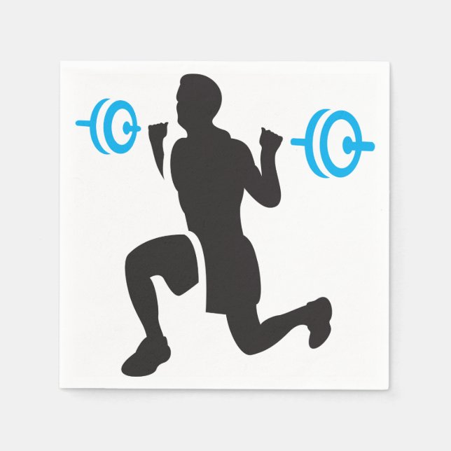 Servilleta De Papel Toallas de papel de Weightlifter (Anverso)