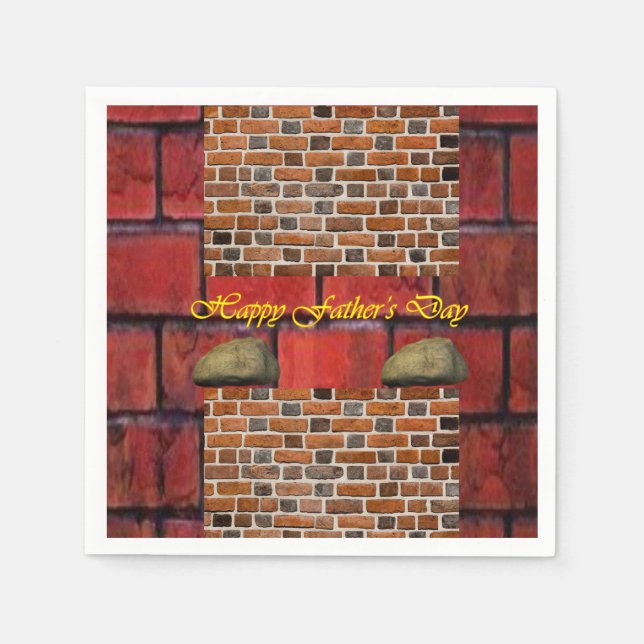 Servilleta De Papel Toallas de papel del día del padre (Anverso)