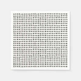 Servilleta De Papel Toallas de papel étnico Boho - Blanco y negro
