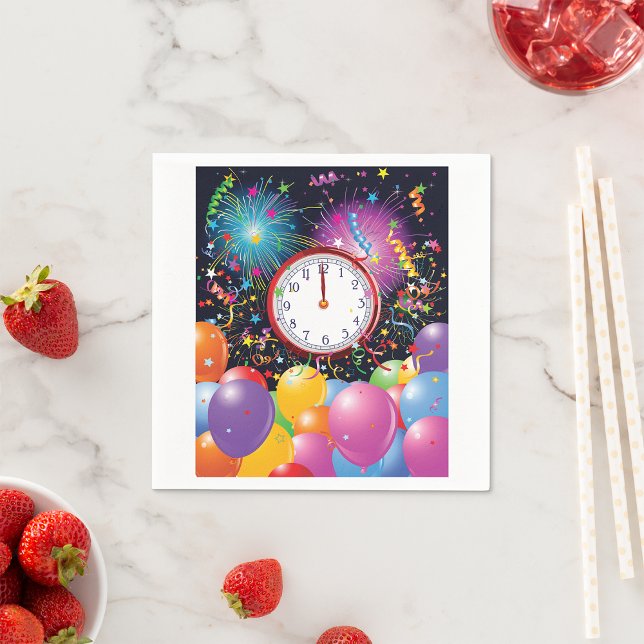 Servilleta De Papel Toallas de papel Fiesta de Año Nuevo (Subido por el creador)