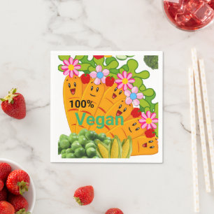 Servilleta De Papel Toallas de papel, garrapatas 100% vegan