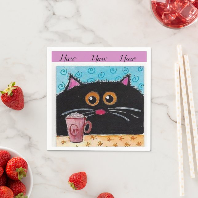 Servilleta De Papel Toallas de papel, gato caprichoso (In situ)