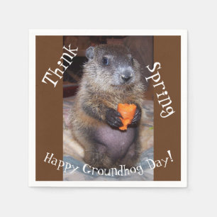 Servilleta De Papel Toallas de papel Groundhog Day
