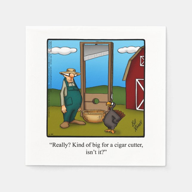 Servilleta De Papel Toallas de papel humorístico de Acción de Gracias (Anverso)