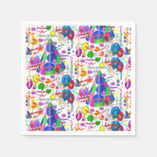 Servilleta De Papel Toallas de papel Julio, 4 Cumpleaños