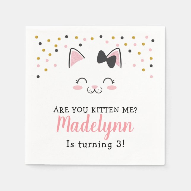 Servilleta De Papel Toallas de papel Kitty (Anverso)